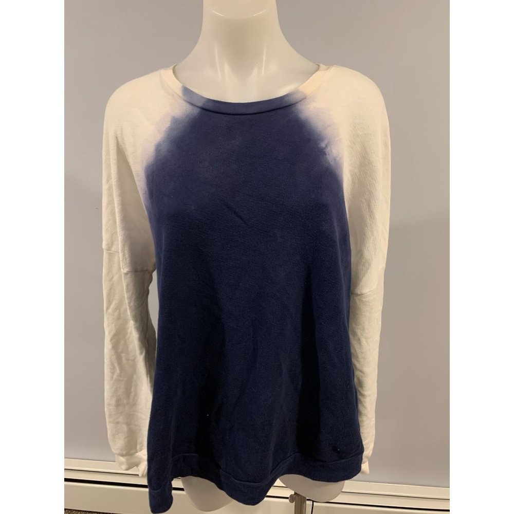 Michael Lauren Blue & White Sweater Size L